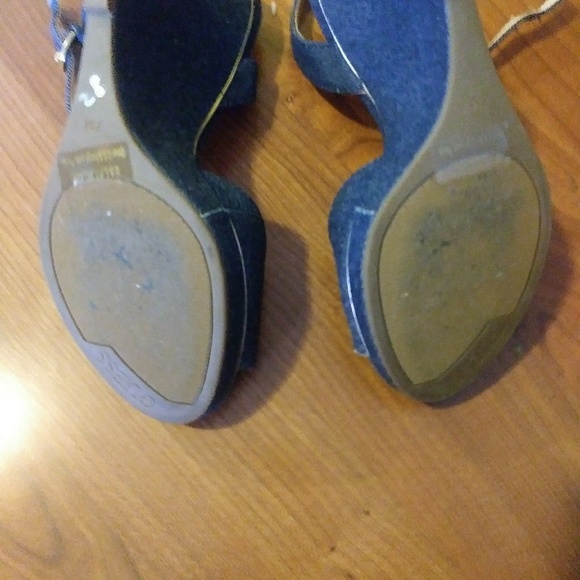 Guess Denim Wedge Heels - Picture 4 of 4